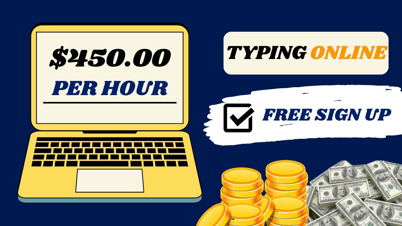 How To Make $450+ Per Hour You Type Online For Free Sign Up! (Make Money Online 2023)