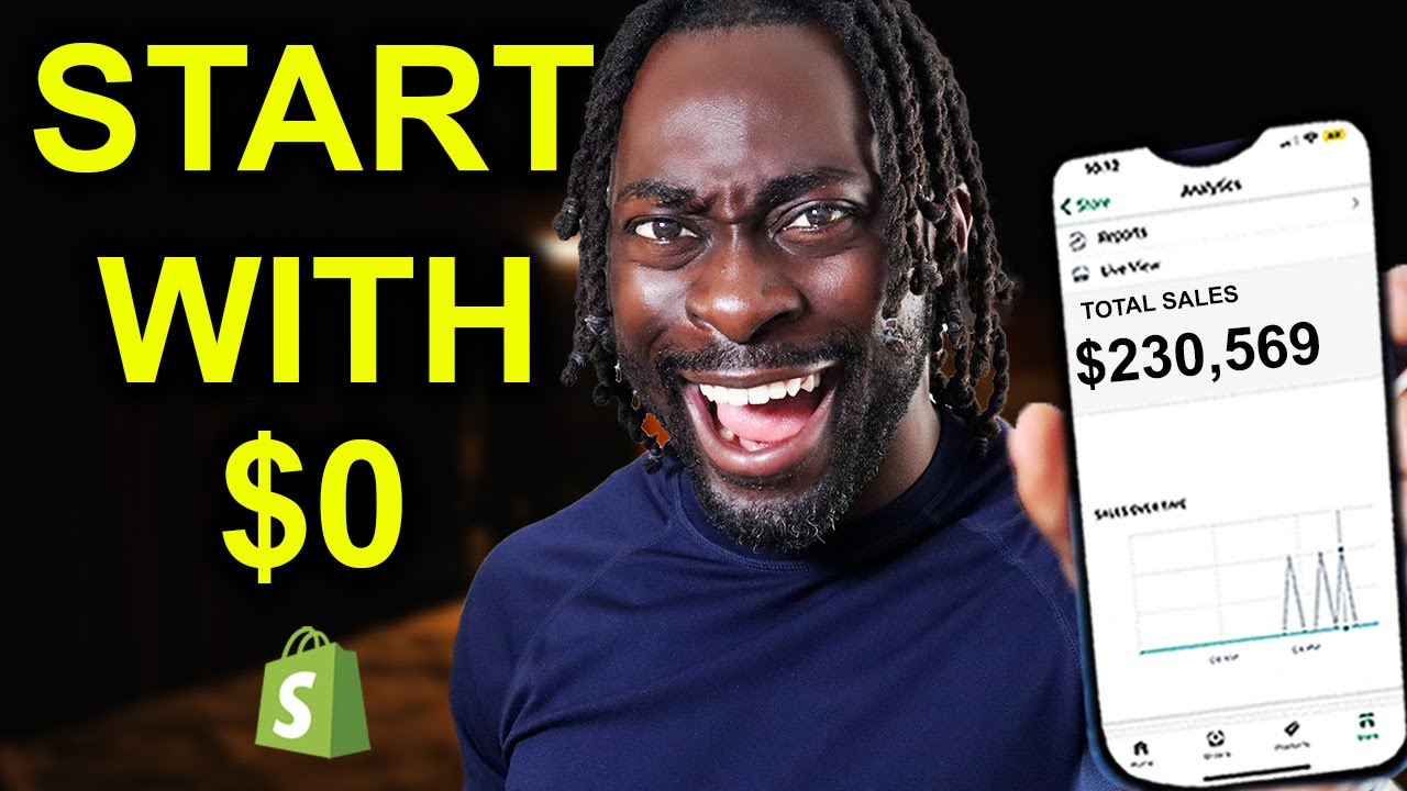 How To Start Dropshipping With $0 in 2023 | STEP BY STEP | WITH SHOPIFY & NO PAID ADS! (FREE COURSE)