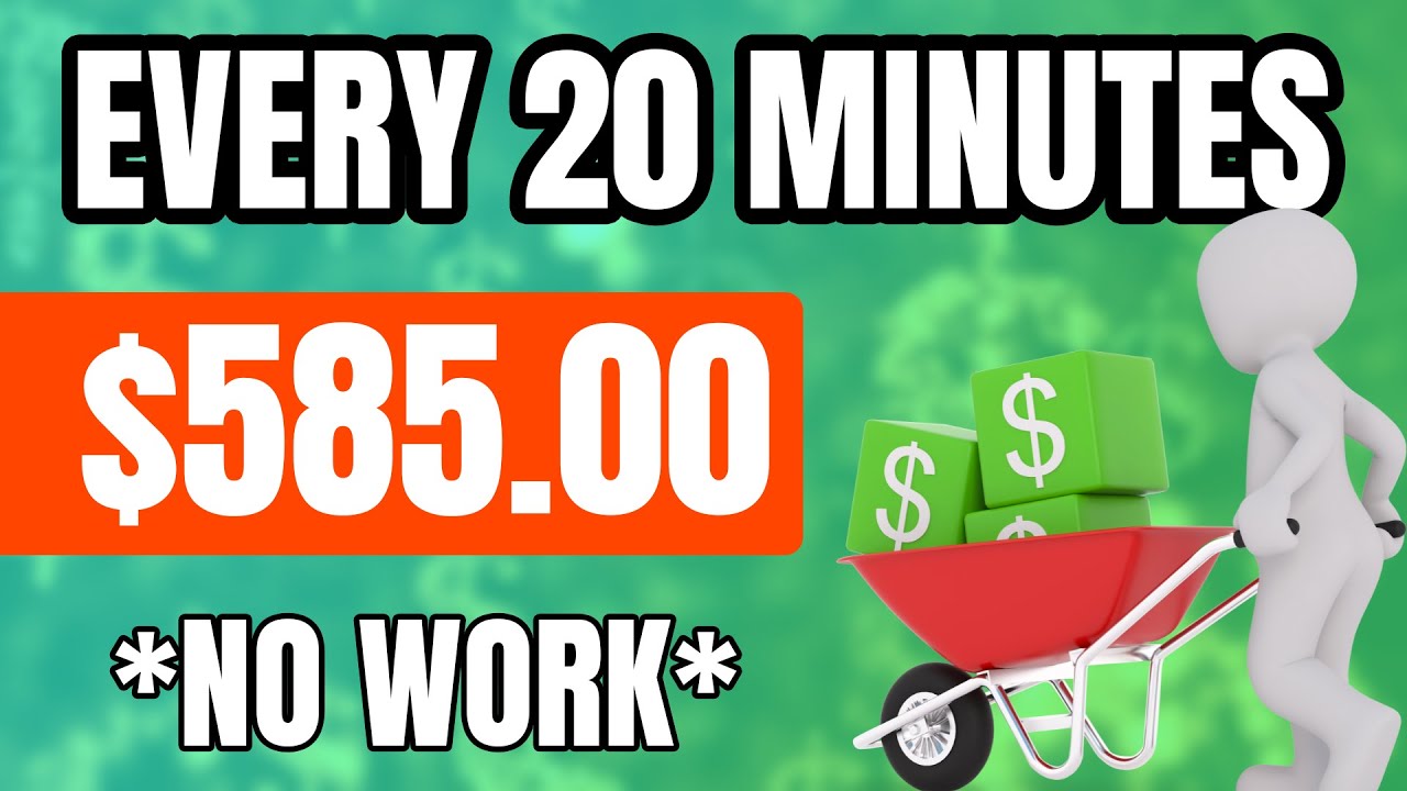 Make $585 Every 20 Minutes! *NO WORK* (PASSIVE INCOME) | Make Money Online 2023
