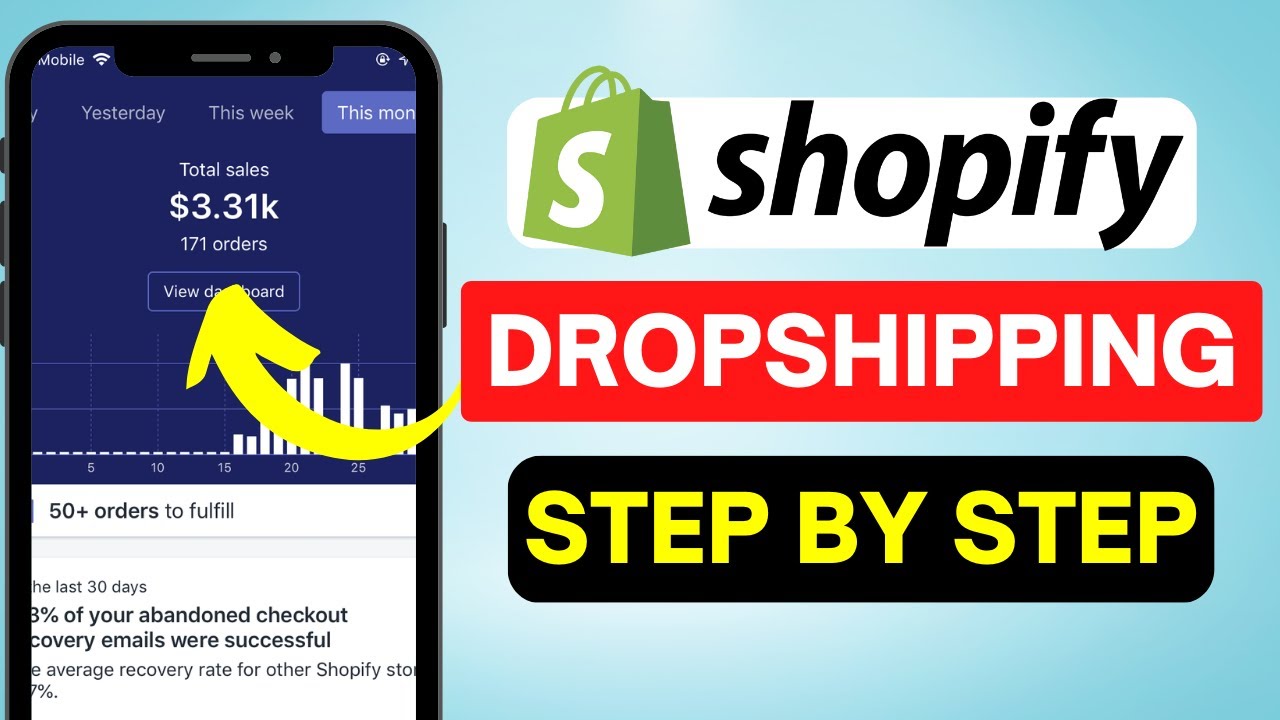 Shopify Dropshipping Tutorial For Beginners 2023 (Step by Step)