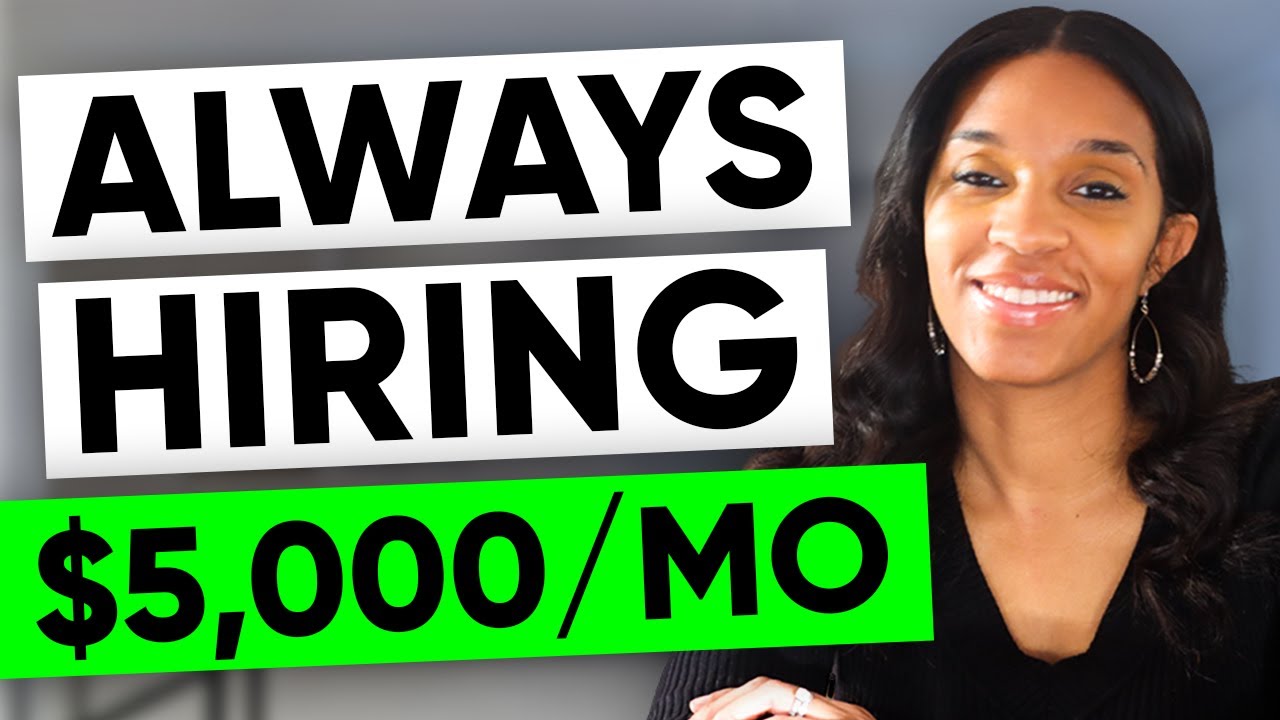 5 Work from Home Jobs NO ONE is Talking About (Without A Degree)!