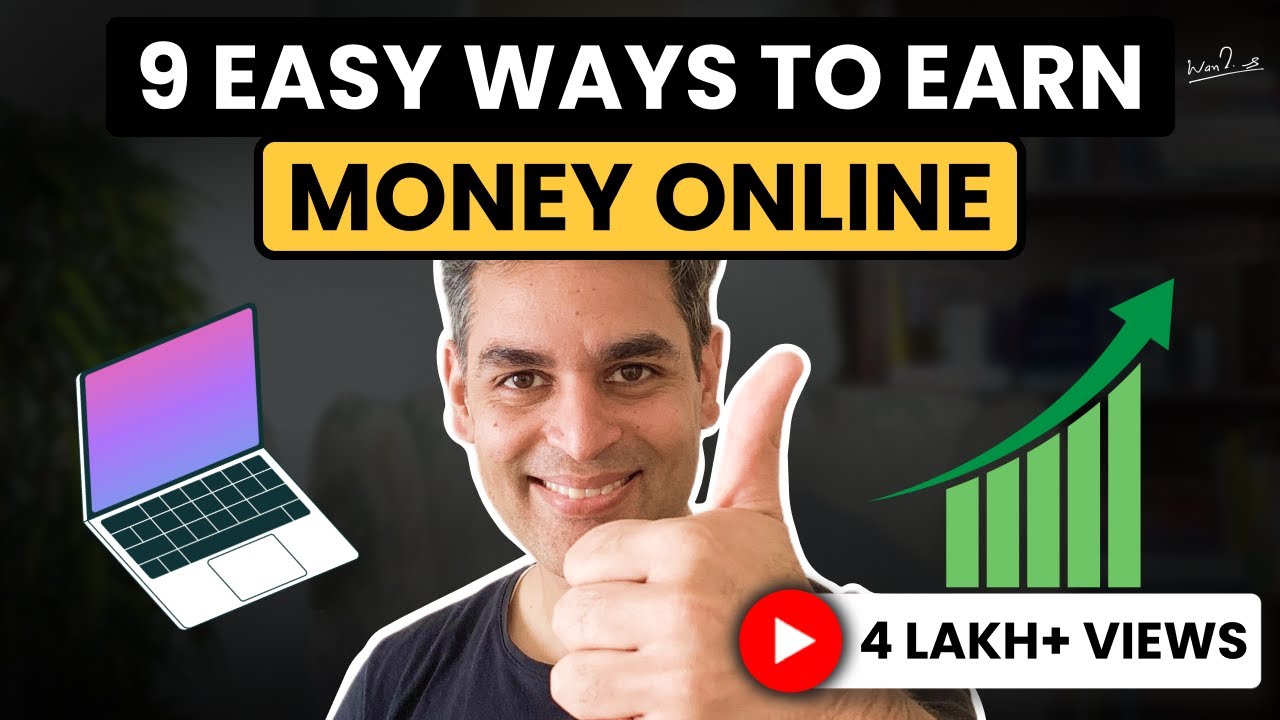 9 SIMPLE and EFFECTIVE ways to EARN MONEY ONLINE! | Passive Income 2023 | Ankur Warikoo #shorts