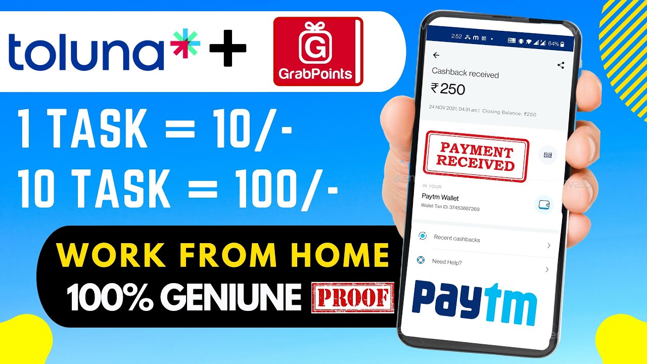 Grabpoints Task Websites | Earn money Online | work from home  | Geniune Work | #Onlinetips #Varun