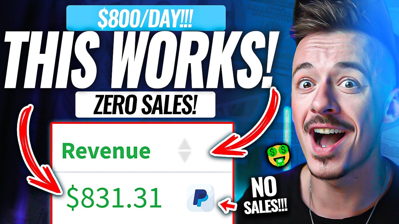 (THIS WORKS!) +$800 Per Day NO SELLING Method For Beginners For 2023 | Make Money Online