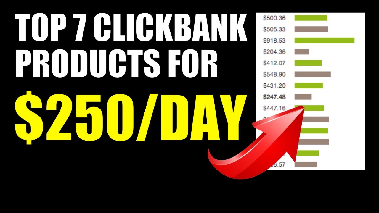 The TOP 7 Clickbank Products To Promote and Make Money Online With Affiliate Marketing!