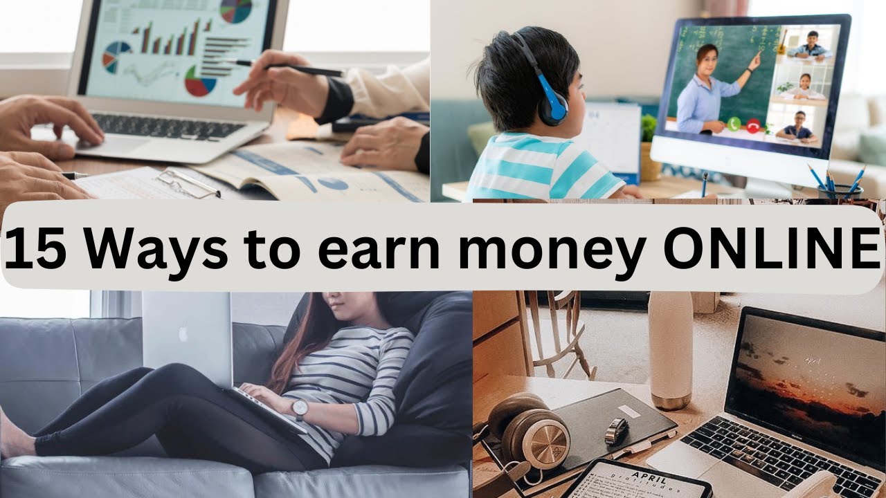 15 Ways to earn money online | Simple & Aesthetic Ideas in 2023 | #onlineearning   #businessideas