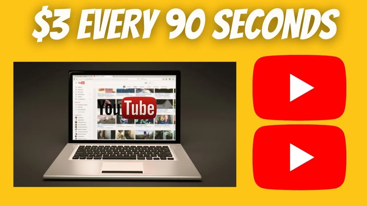 $3.00 EVERY 90 SECONDS Watching YouTube Videos! (Make Money Online 2023)