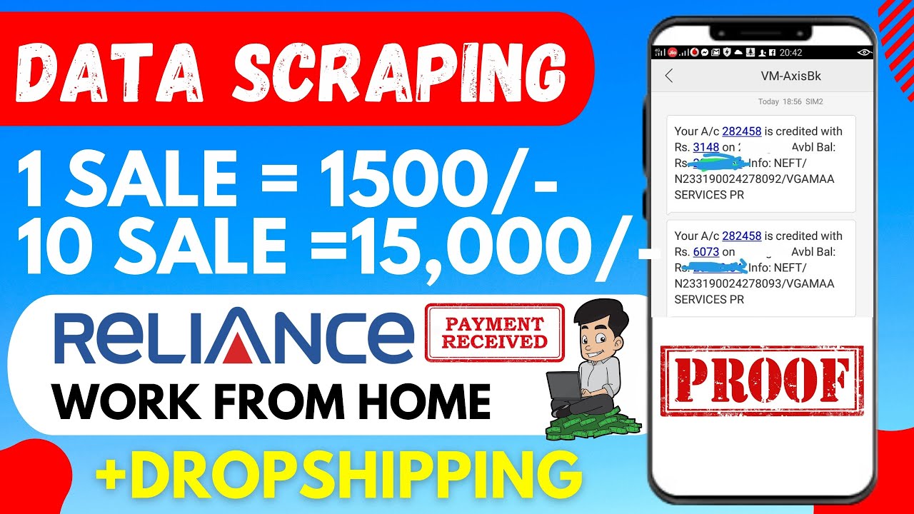 Earn Money Online with Dropshipping | Work from Home | Reliance Partime Work | #Onlinetips #Varun