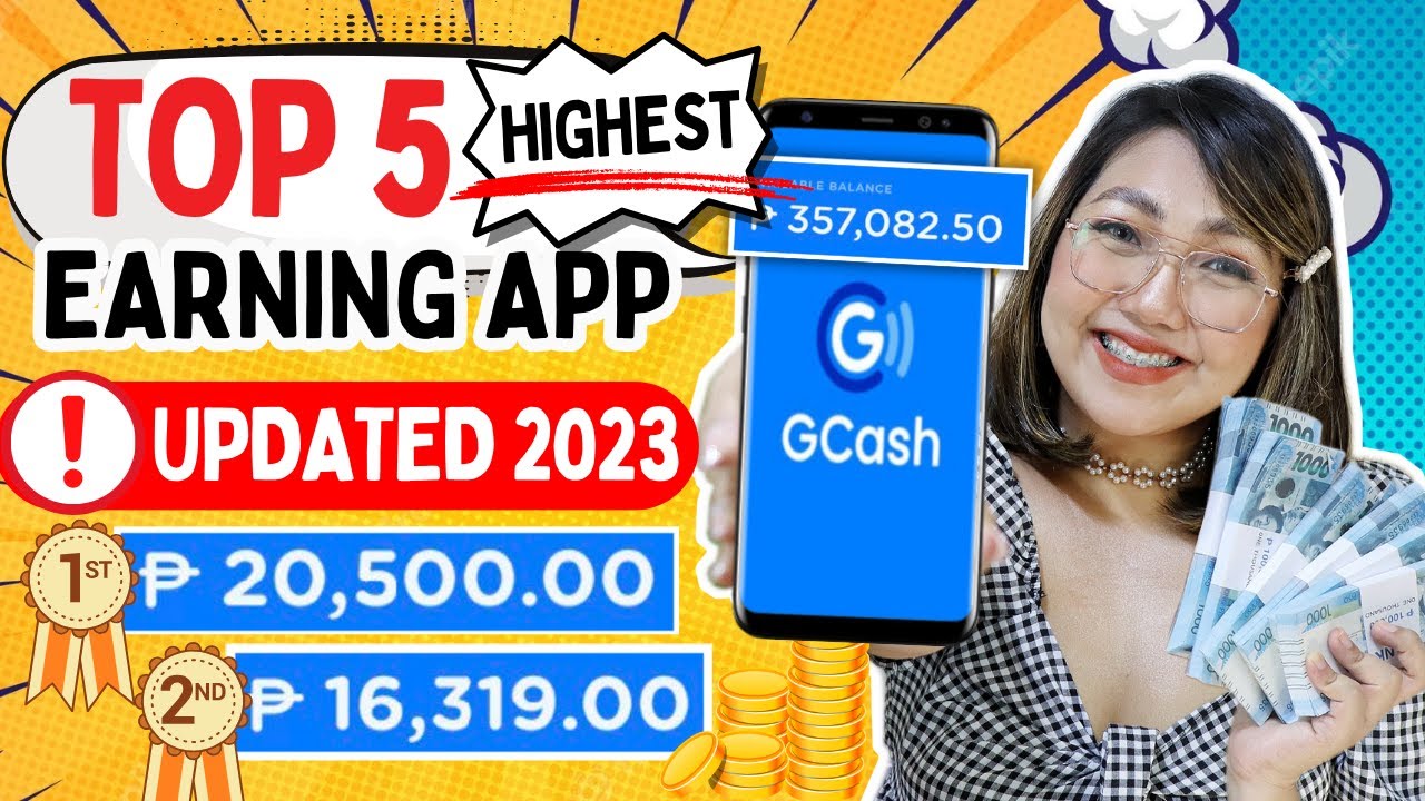 TOP 5 LEGIT AND HIGHEST EARNING APP 2023 | I EARNED P20,500 IN 1 APP WITH OWN PROOF GCASH & PAYPAL