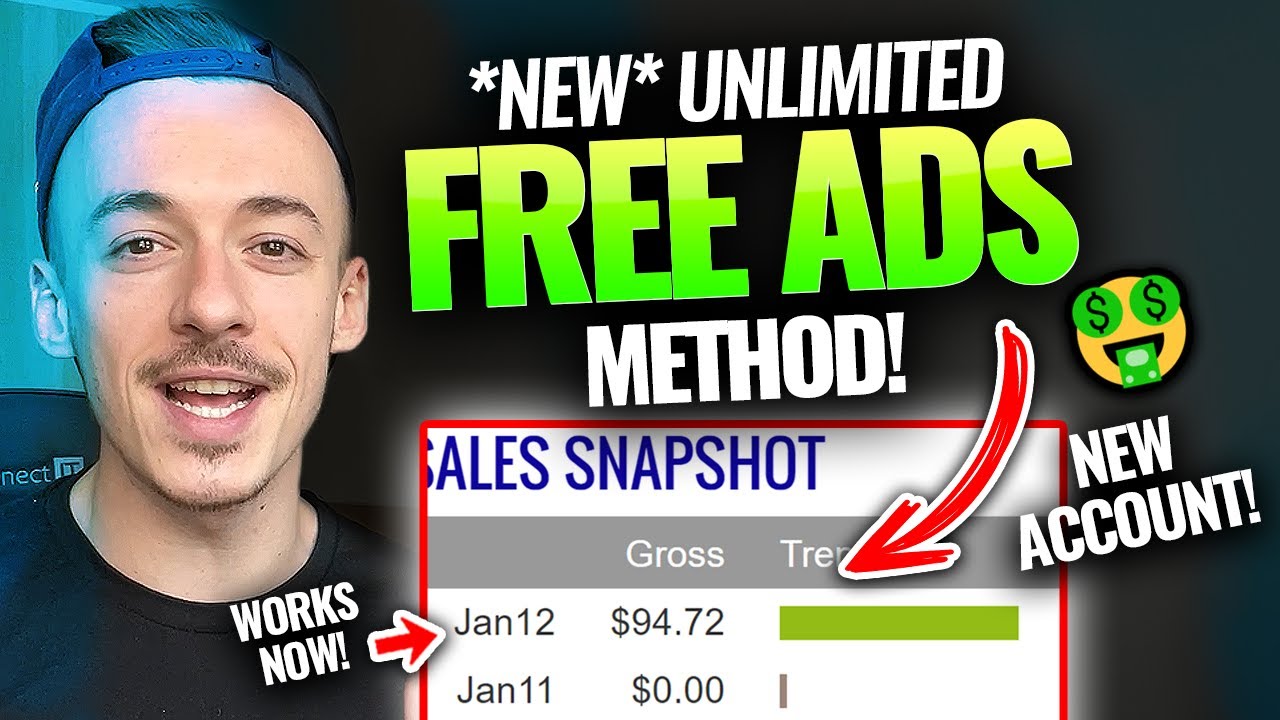 UNLIMITED FREE ADS Method To Earn +$94.72 PER Day! | Make Money Online With FREE Ads & Clickbank