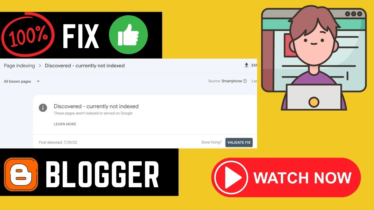 Fixing "Discovered Currently Not Indexed" error in Blogger/Blogspot 2023| Blogger Tutorial