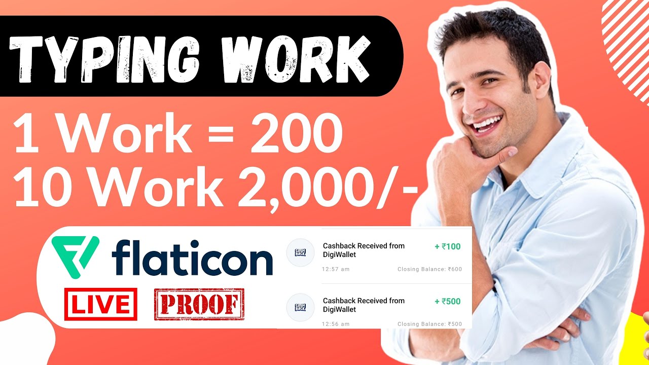 Flaticon Typing Earn Money | Partime Geniune Work | Best Work for Students | #Onlinetips #Varun
