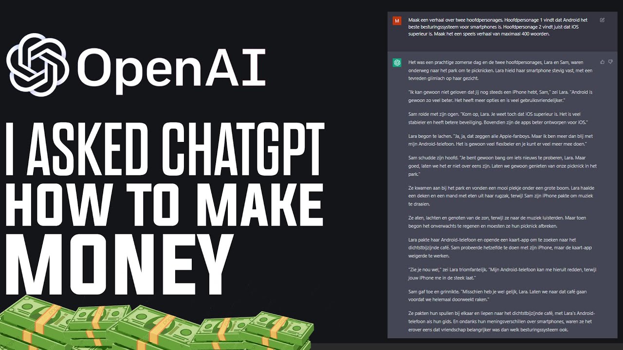 I Asked ChatGPT: How To Make Money Online In 2023 | Business Ideas From Ai