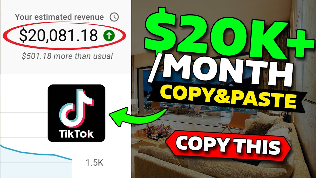 TikTok Copycat: Make $20K Per Month Without Recording Any Videos! (Make Money Online 2023)