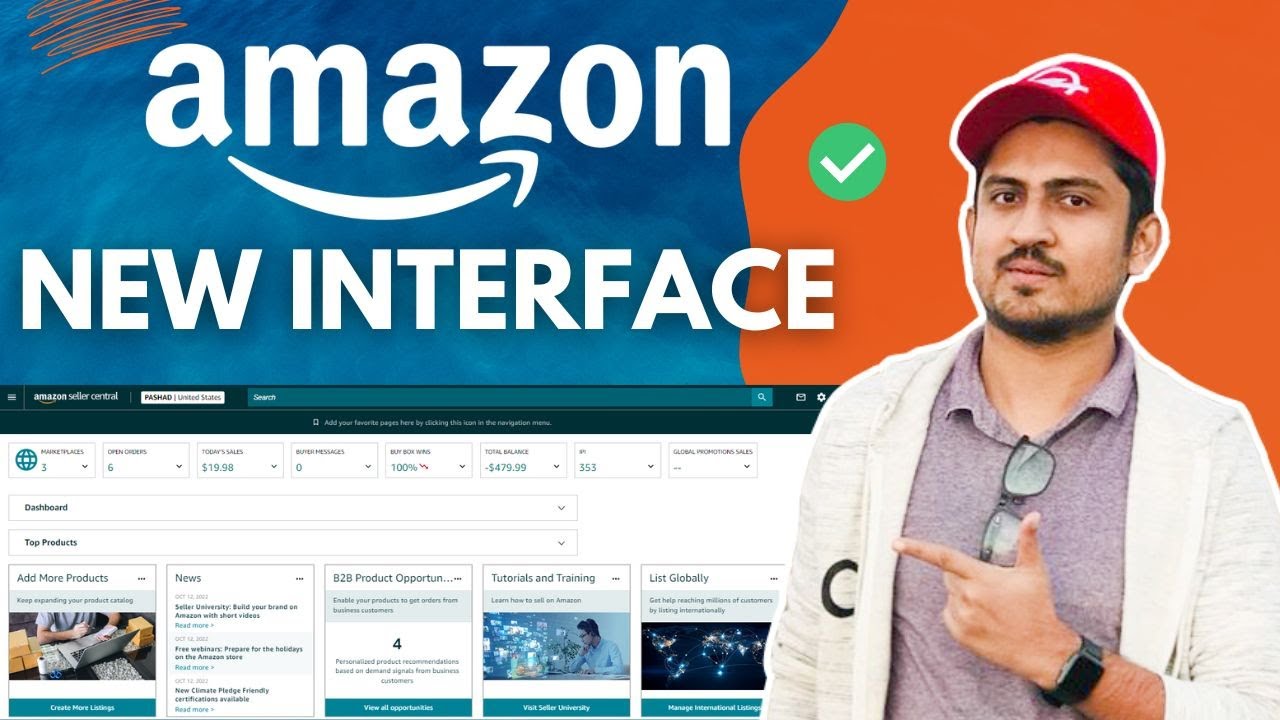 Amazon Seller Central New Interface | Amazon FBA New UPDATED Workflow 2023