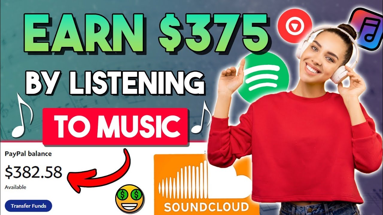 Earn $375+ Just By Listening To Music | Make Money Online 2023