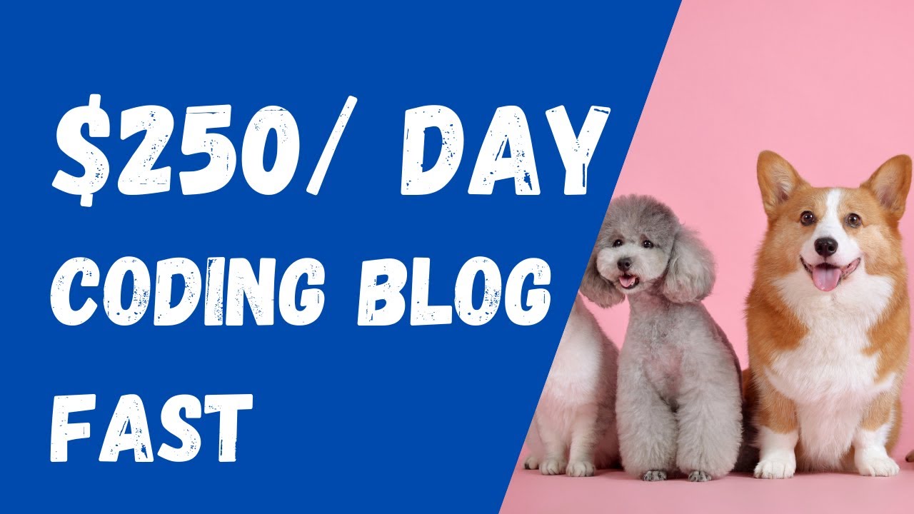 How To Start A Pet Blog & Make Money| Pet Blogging Tutorial