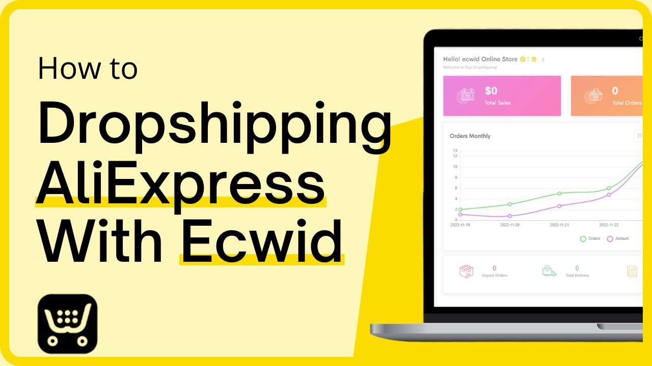 Ecwid Dropshipping Aliexpress Tutorial 2023 | Dropship with Ecwid