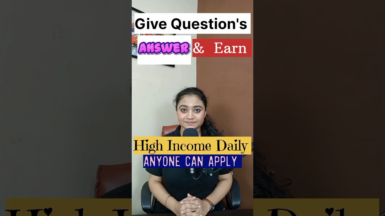Give Answers & Earn Money Online Daily. Work From Home Jobs 2023. Teaching Jobs Online. #shorts