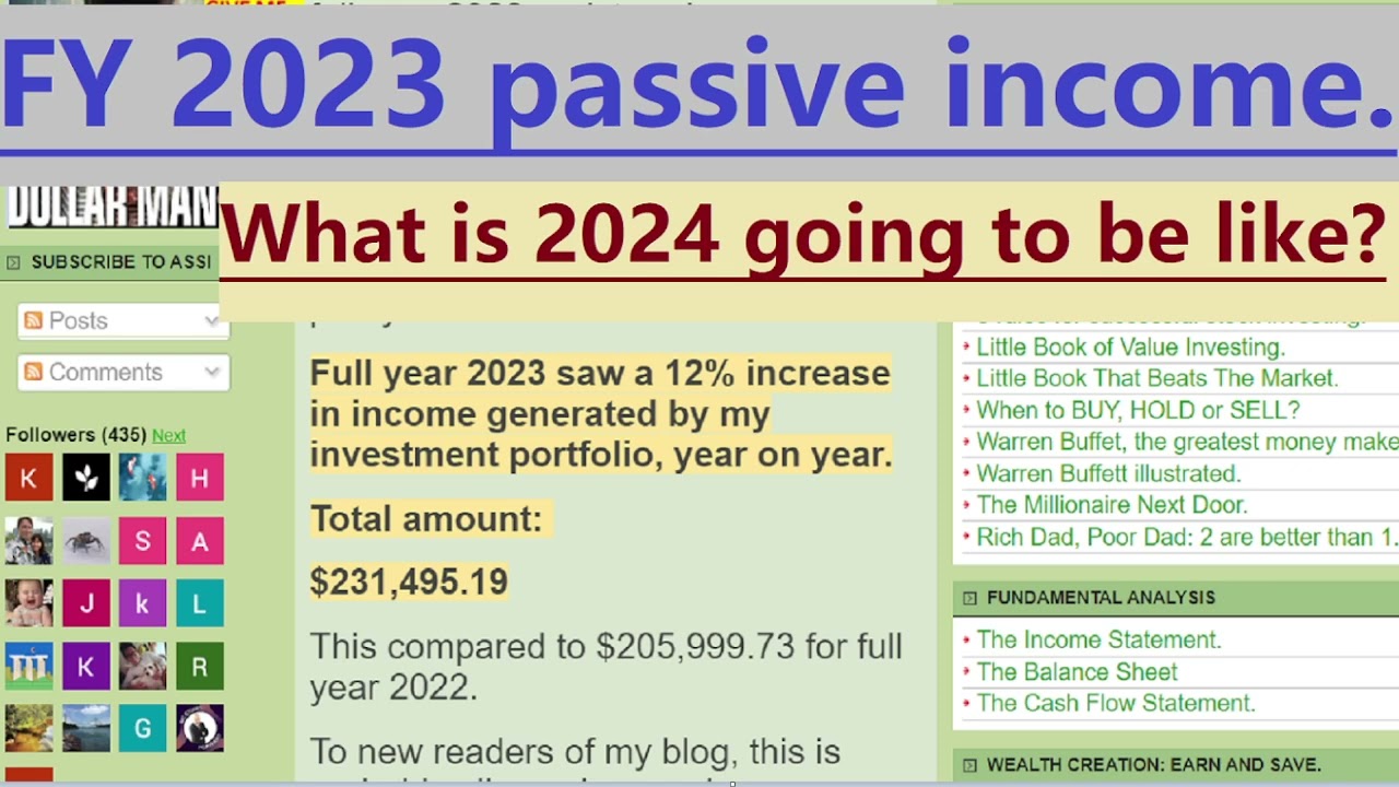 Total $231,495 passive income in 2023! What am I doing in 2024?