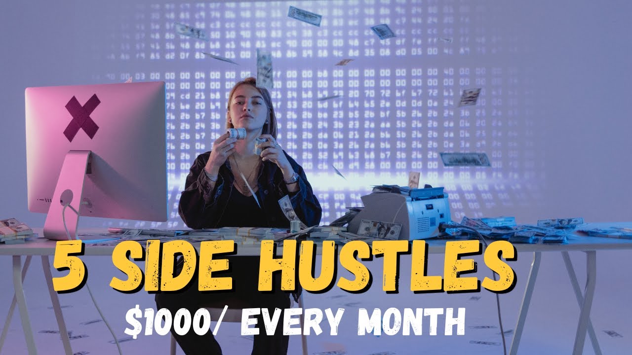 5 easy side hustle ideas to make money in 2023 || how to make money online as side huslte
