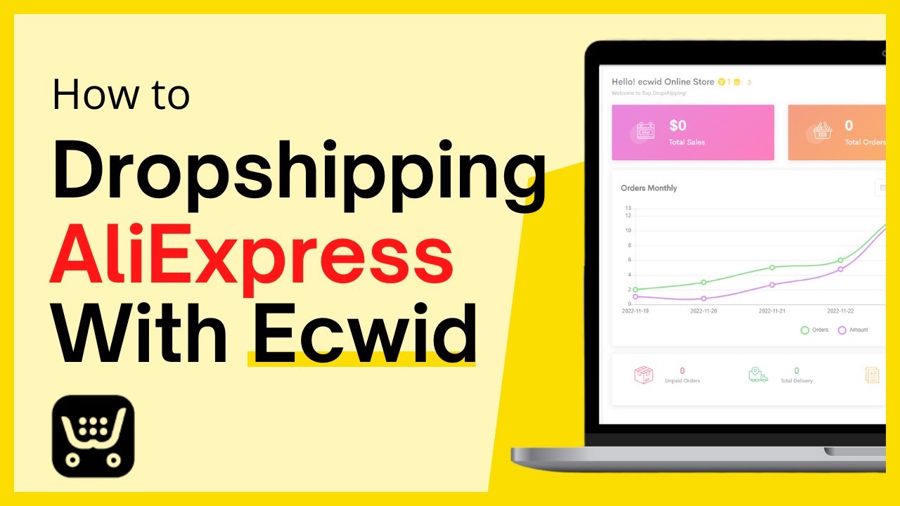 Ecwid Dropshipping Aliexpress Tutorial 2023 | Start Dropshipping with Ecwid