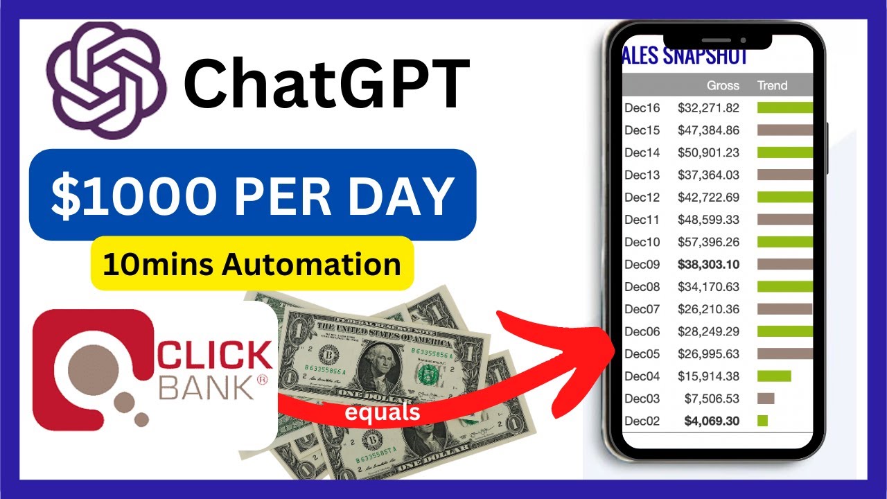 How to use Chat GPT to make money with ClickBank Affiliate Marketing using Free Traffic.