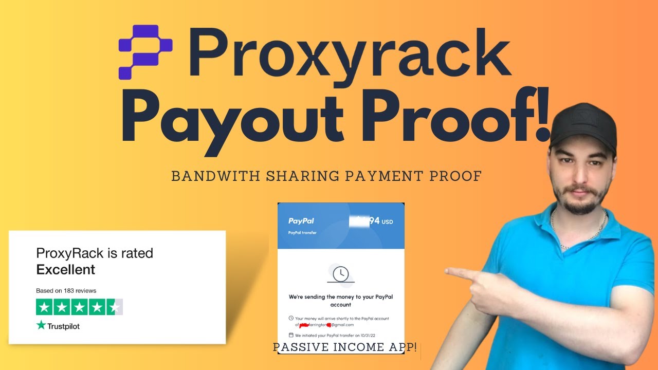 PROXYRACK First Payout Proof! - Proxyrack Passive income app Review - PASSIVE INCOME 2023