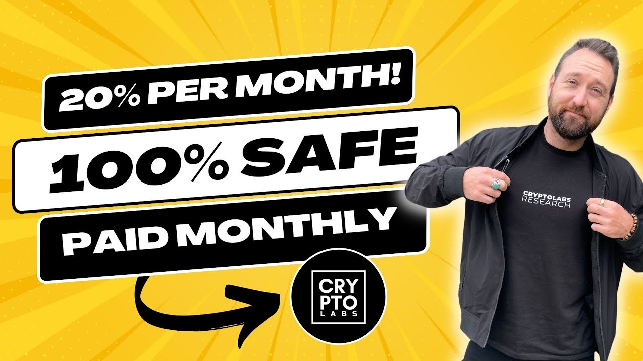 A Safe 20% Per Month!? | Zero Risk | NEW PASSIVE INCOME PROJECT