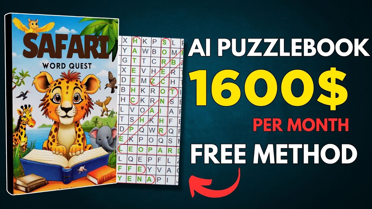 AI Puzzlebook New AI Business For Passive Income 2023 | Make Money Online With AI #makemoneyonline