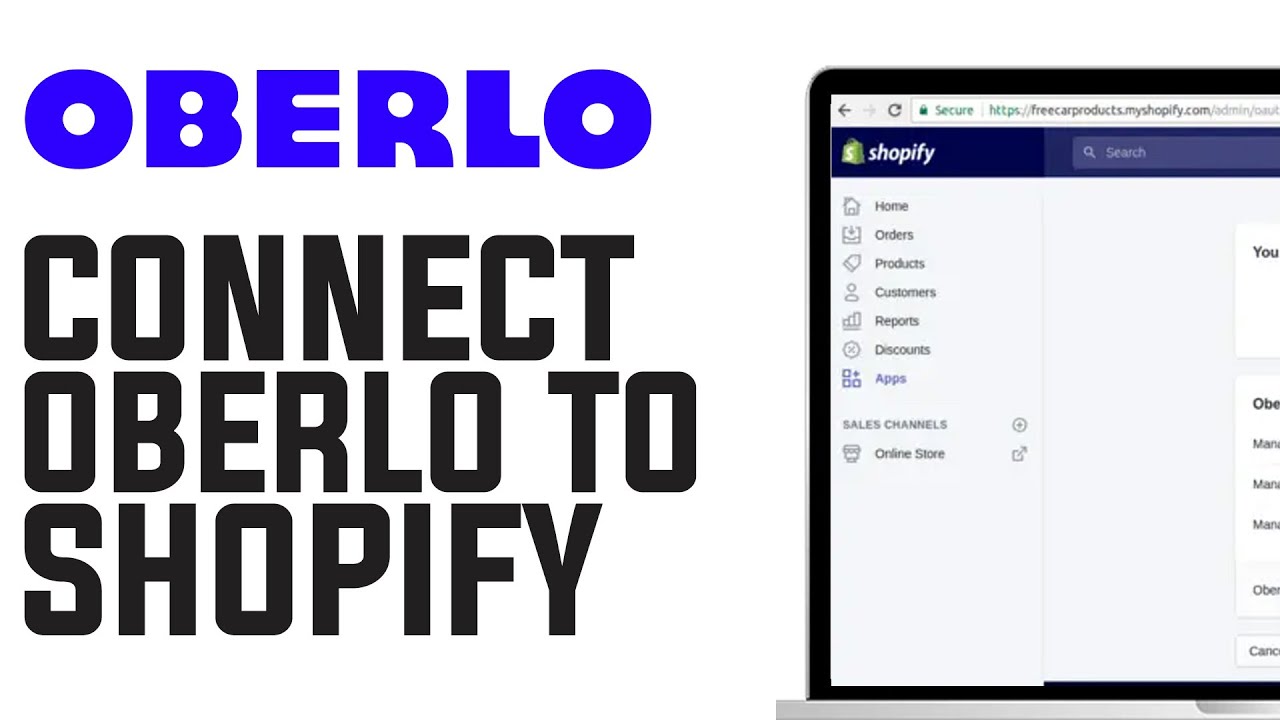 How To Connect OBERLO WITH SHOPIFY For Dropshipping | EU/US Products (EASY) 2023