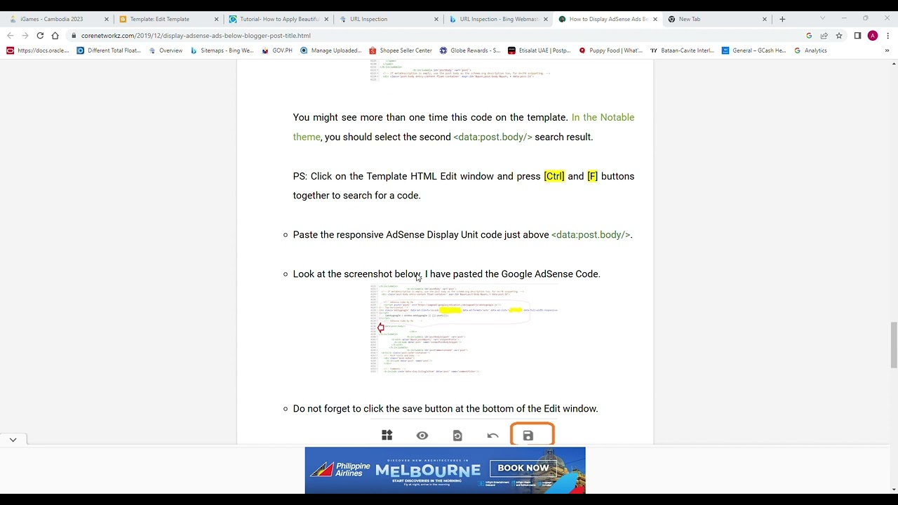 How to Display Adsense below Blog post Title 2023 Tutorial