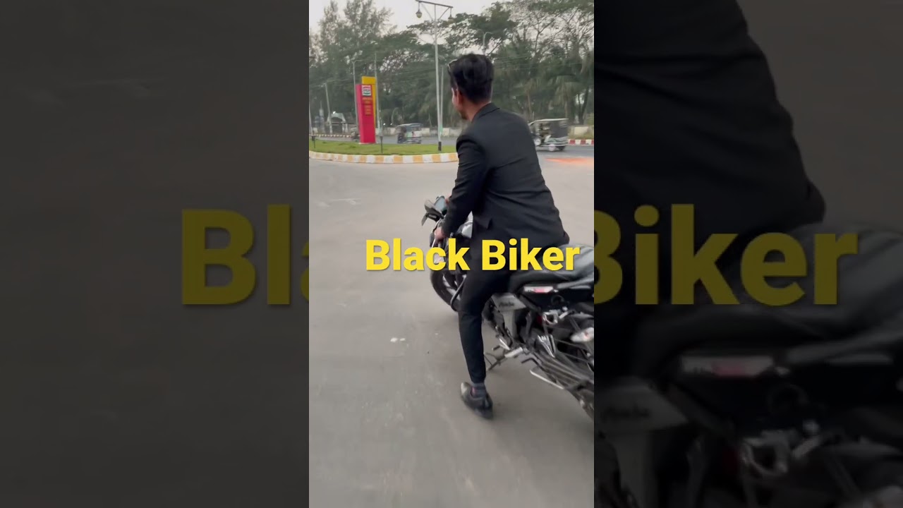 Black Biker #tutorial #blog #trending #road #viral #viralshorts #bikelife #madaripur #blackbikers