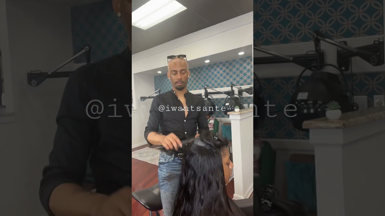 Bond extensions w/ closure #beauty #blowout #hair #blogger #tutorial