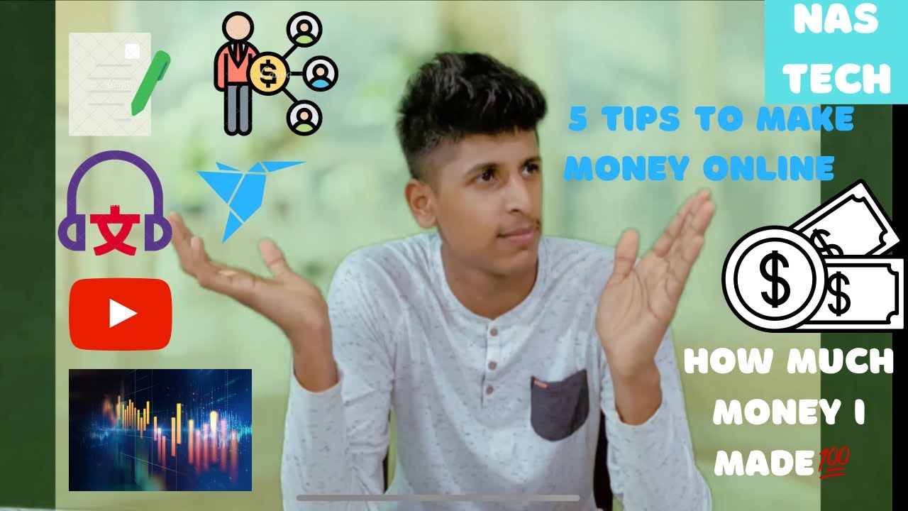 Make money online| 5 real tips for Indians to make money on the internet |nas tech||