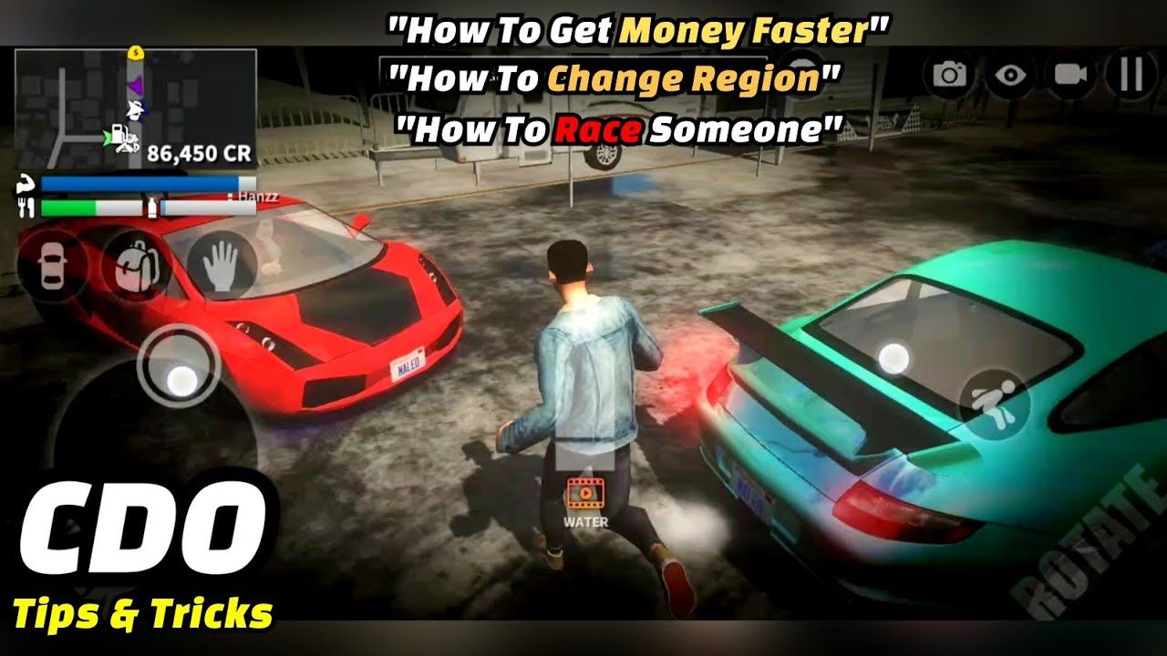Car Driving Online (CDO) - Tips & Tricks (How To Get Money Faster, How To Race, Region & More)