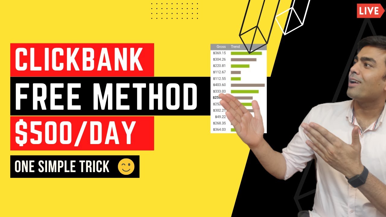 ClickBank Affiliate Marketing Free Method | High Sale ( $500/Day Strategy) | Hindi | Free Traffic