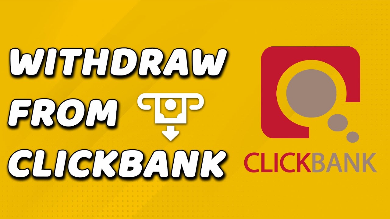 How To Withdraw From Clickbank (EASY!)