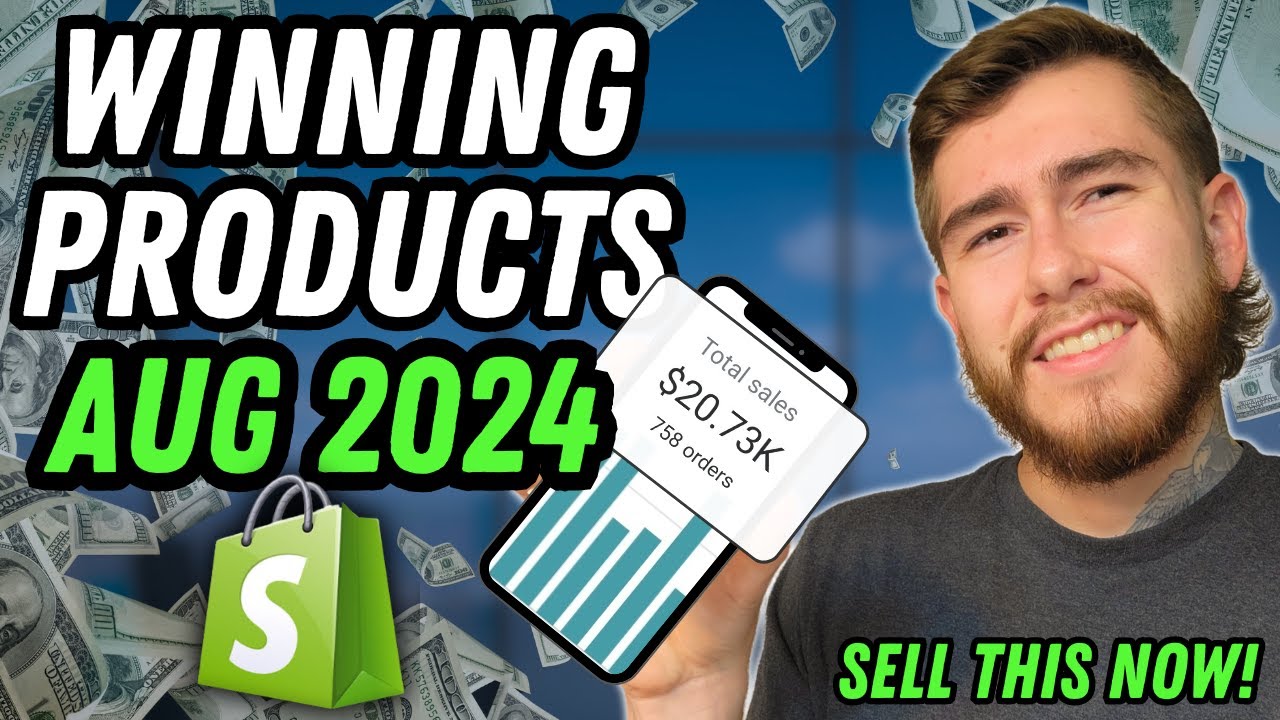 Top 5 Winning Products To Sell NOW (August 2024) | Shopify Dropshipping Trends