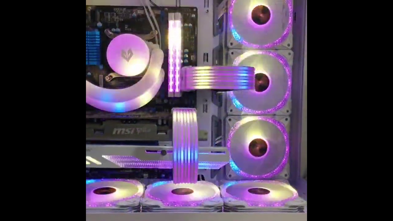 COOLMOON RGB 24PIN Motheboard Extension Cord Wire ARGB PC Case LED Light Bar 5V 3PINx2+4PIN Desktop