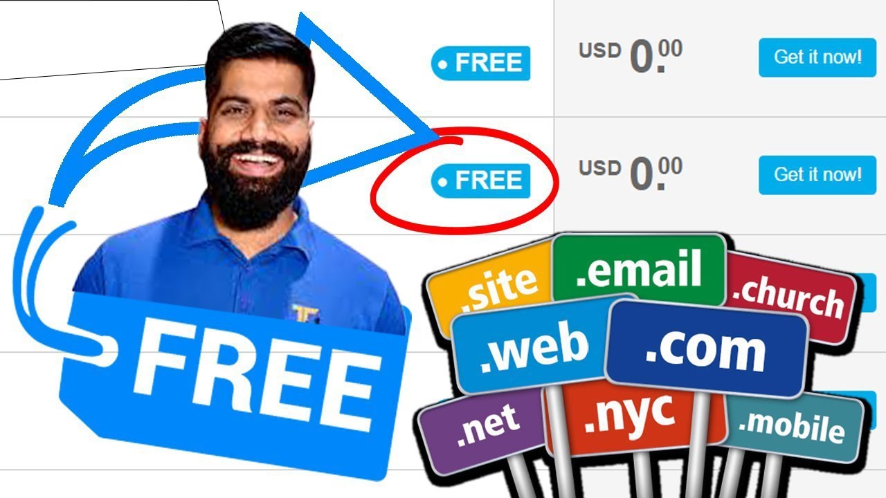 Free Domain Names for 1 Year || How to Get a Free Domains for Life