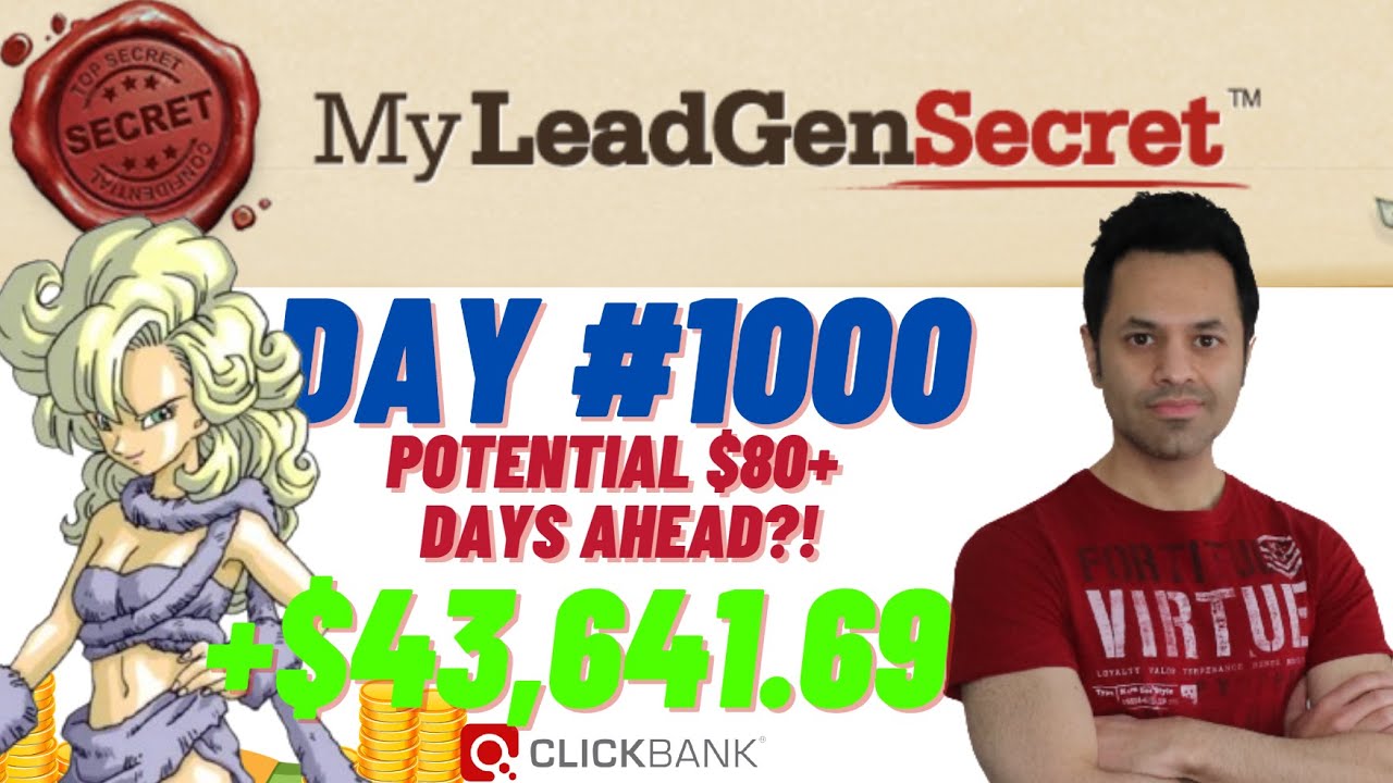 POTENTIAL $80+ DAYS AHEAD?!...My Lead Gen Secret Case Study Results 2024 (Day #1000)