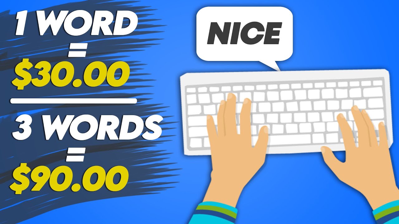 Earn $30 Per Word You Type (Make Money Online 2024)