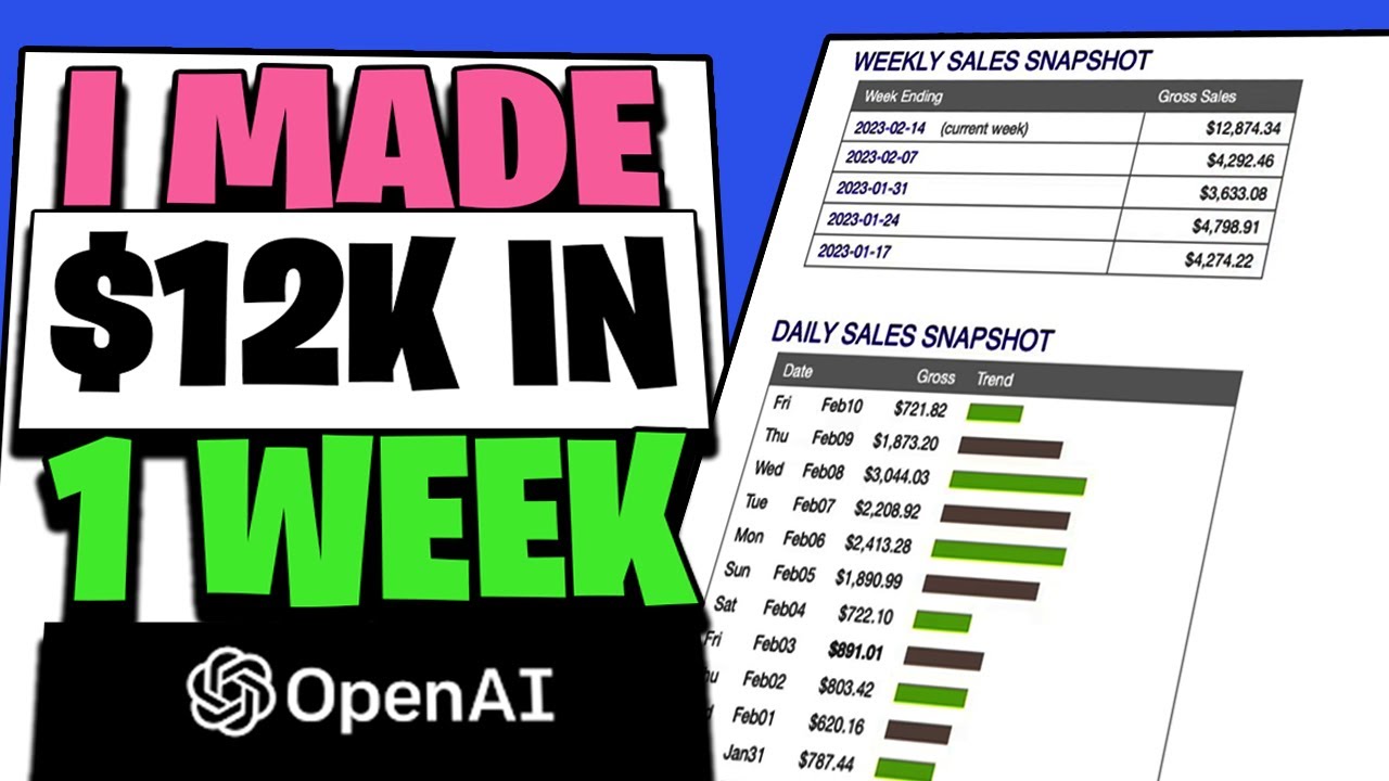 How I made $12k Online with ChatGPT and CLICKBANK | Make Money Online for Beginners (2023)