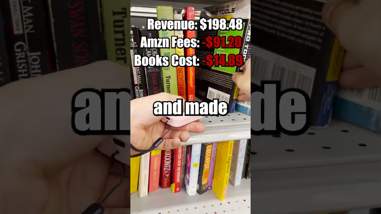 Reselling Books from 4 Thrift Stores on Amazon FBA