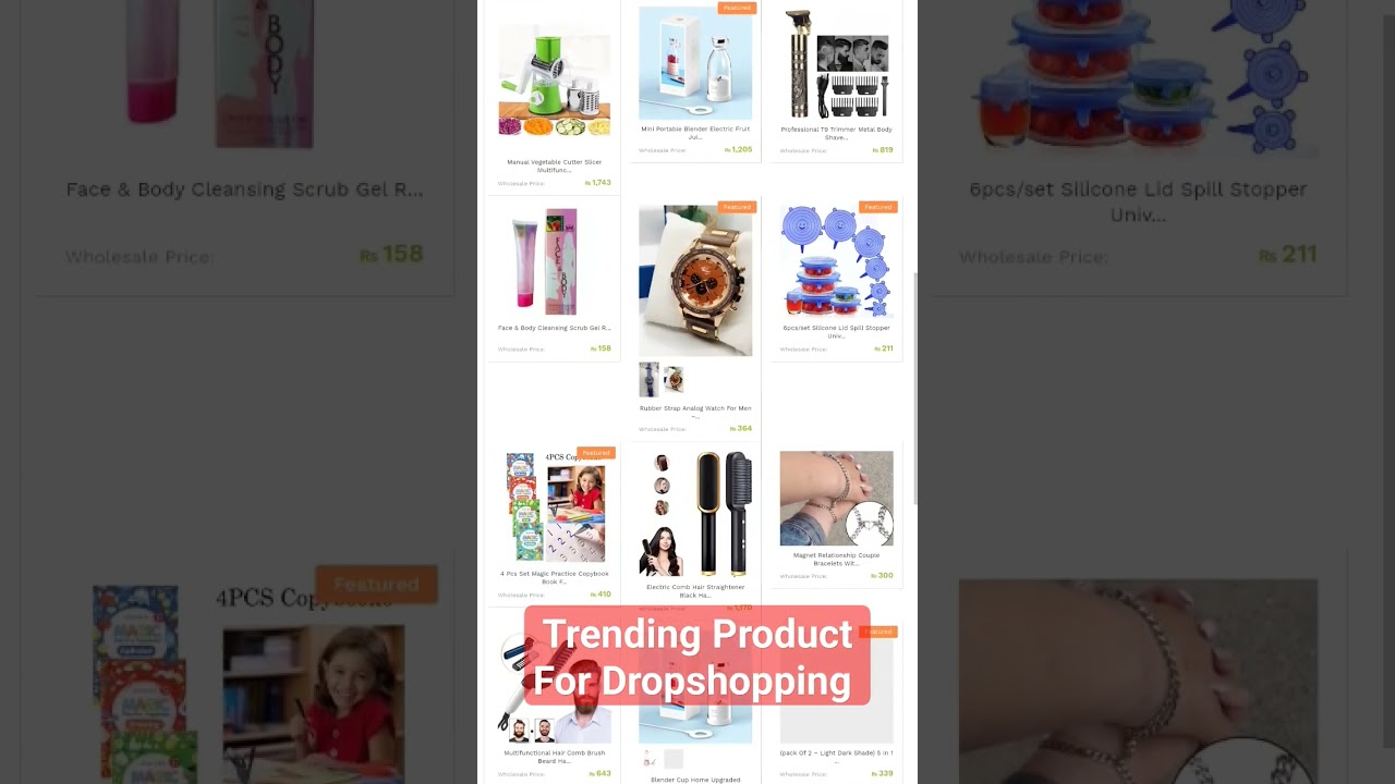 Trending Products For Shopify Dropshipping | Local Dropshipping in Pakistan Trending #01