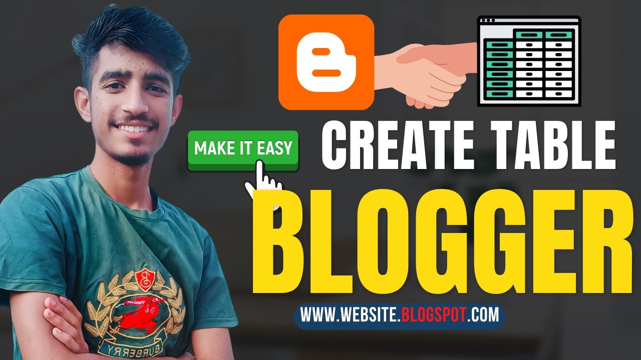 Creating Tables on Blogger Without Coding: A Step-by-Step Guide (2023)