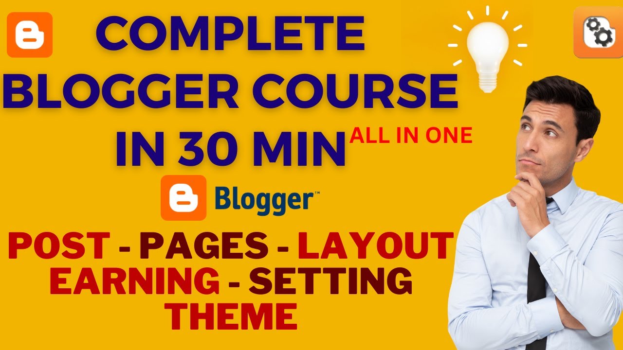 BLOGGER COURSE TUTORIALS FOR FREE IN HINDI URDU FOR BEGINNER | HOW TO START OR CREATE A BLOG 2023