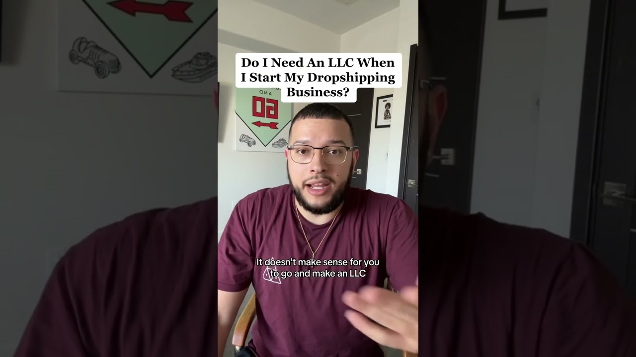 Do I Need An LLC When I Start My Dropshipping Business? #dropshipping #shopifydropshipping #dropship