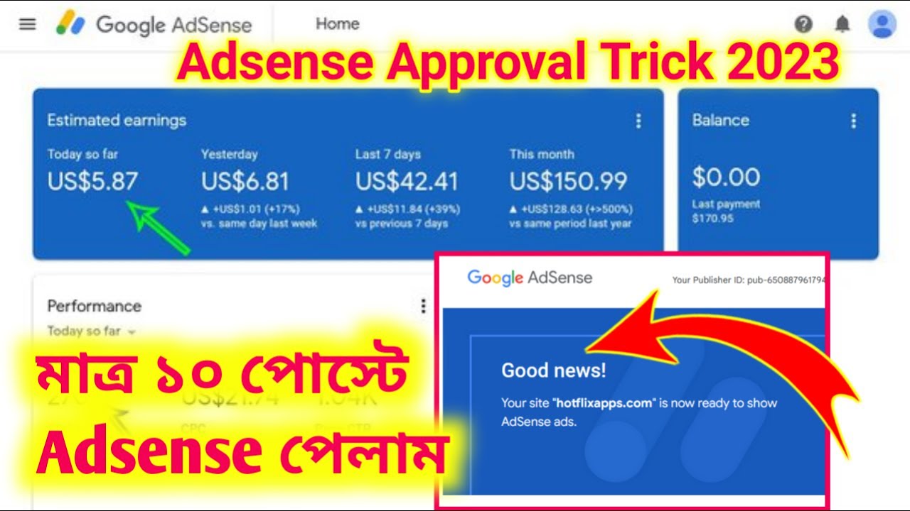 Google Adsense Approval Trick 2023 | Adsense For Blogger Bangla Tutorial 2023